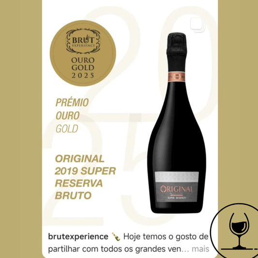 Espumante Original Super Reserva brilha na Brut Experience com prémio de excelência