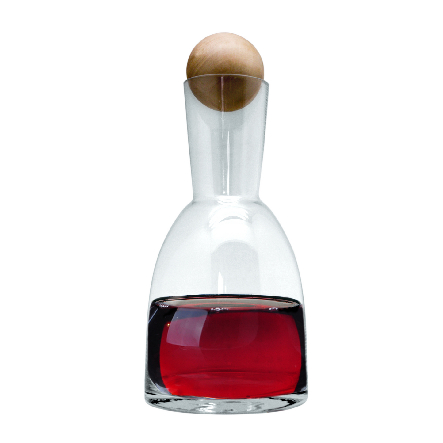DECANTER EM VIDRO PARA VINHO E "ROLHA" 1,2 LTS