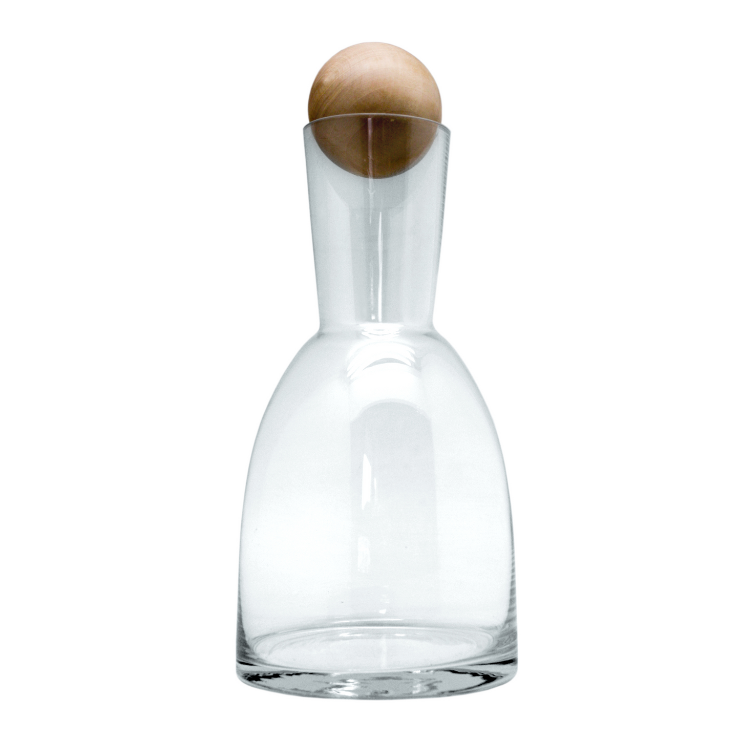 DECANTER EM VIDRO PARA VINHO E "ROLHA" 1,2 LTS