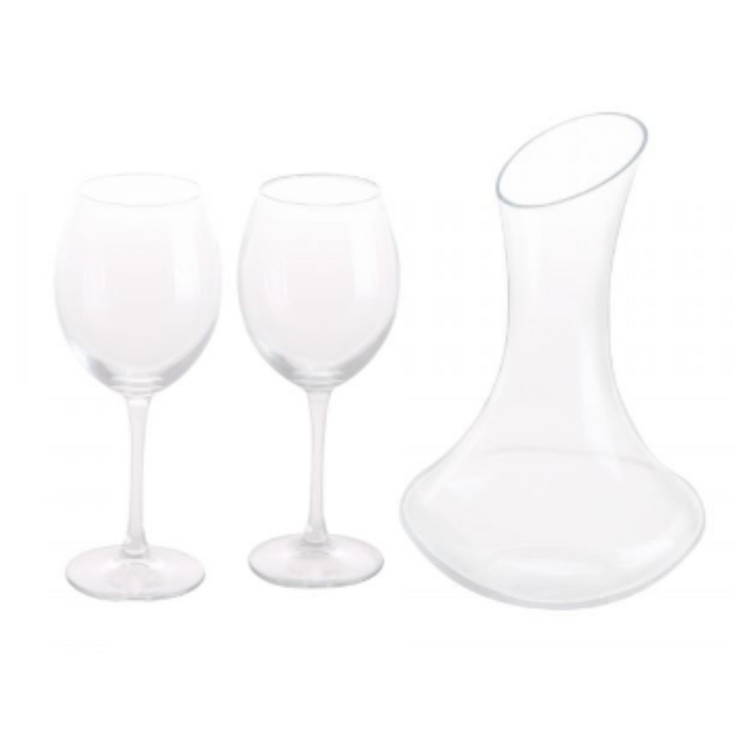CONJUNTO DECANTER + 2 CALICES 54CL ENOTECA