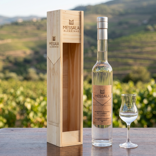 Bagaceira Alvarinho Messala em ambiente comercial