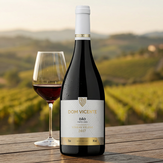 Dom Vicente Vinhas Velhas Tinto em ambiente comercial