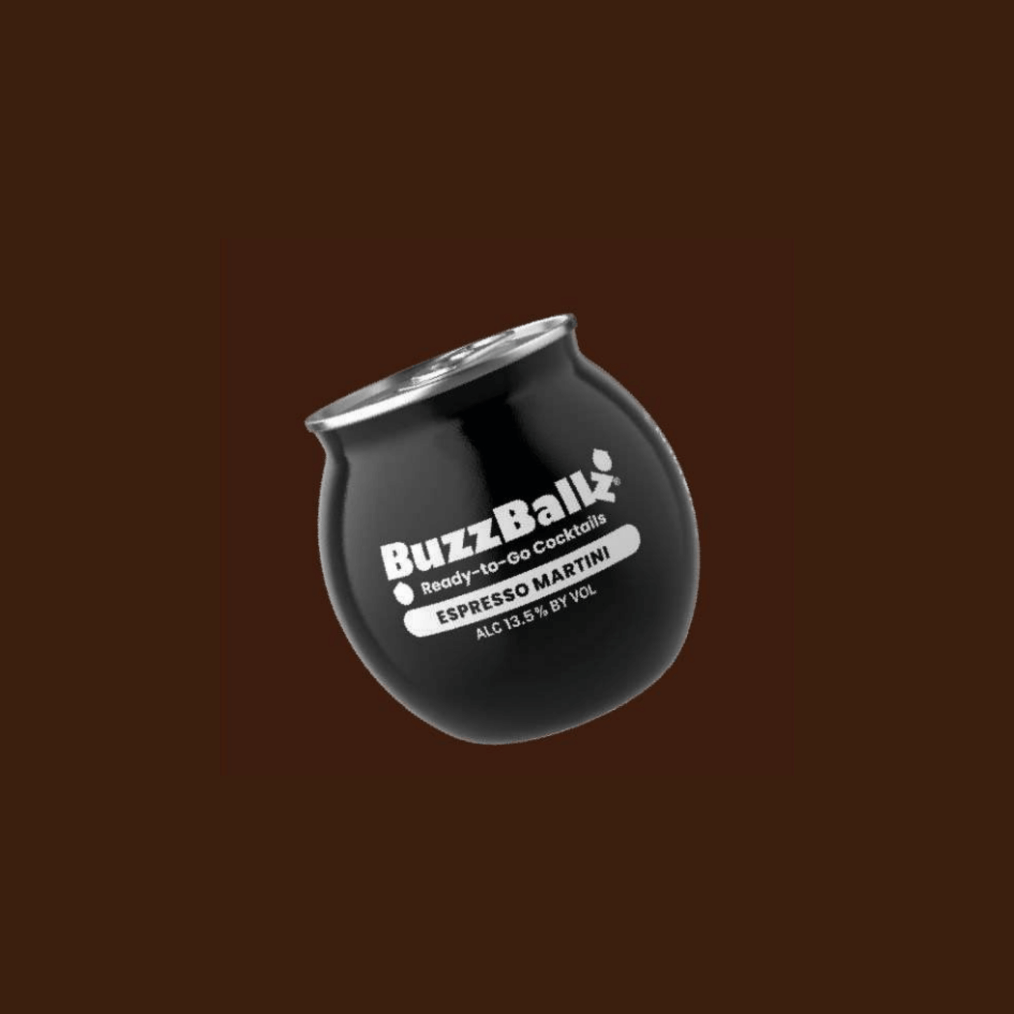 BUZZBALLZ COCKTAIL ESPRESSO MARTINI 0.20L em embalagem preta, design moderno e pronto para beber.