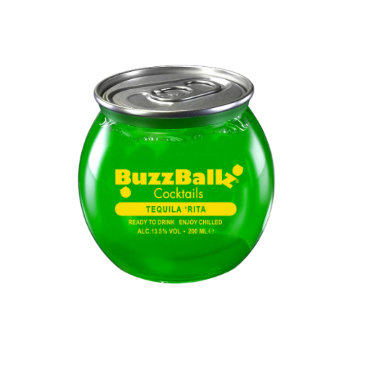BUZZBALLZ Cocktail Tequila 'Rita 0.20L - cocktail pronto a beber com sabor a lima e agave.