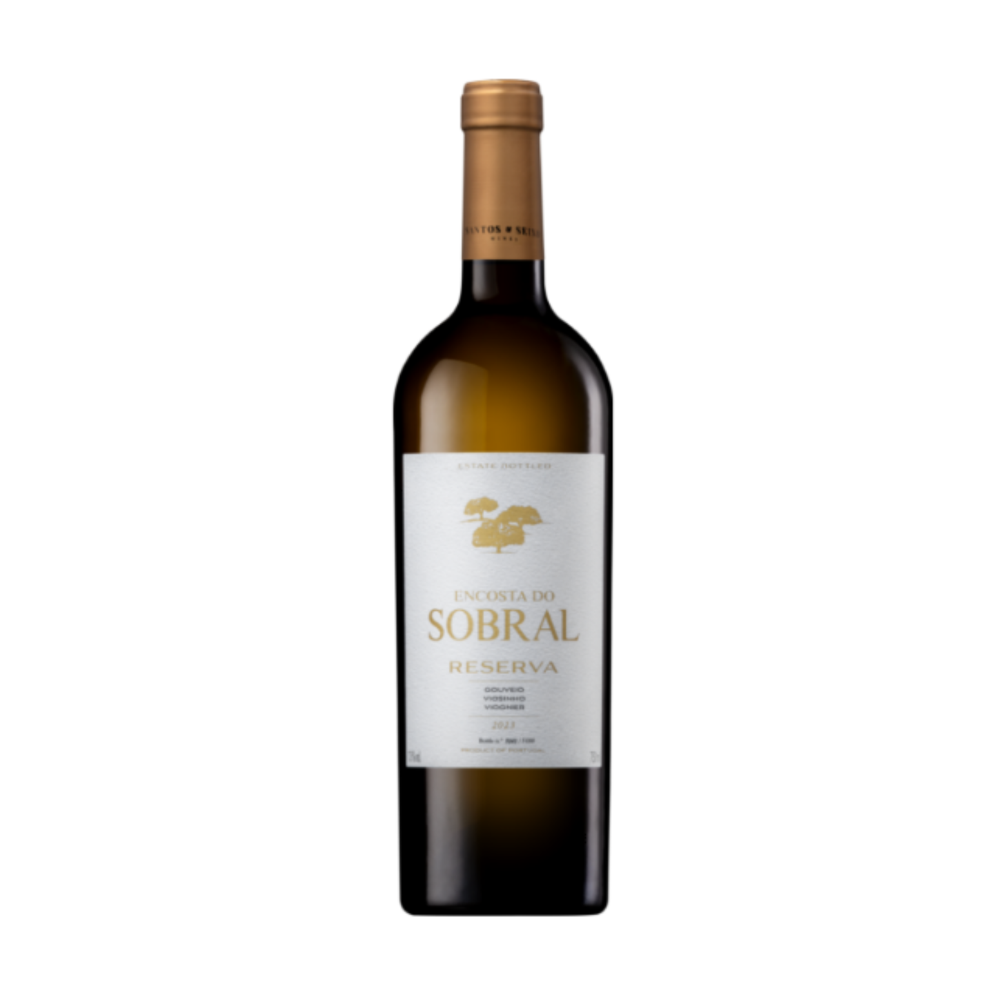 ENCOSTA DO SOBRAL VINHO RESERVA BRANCO 0.75 - garrafa de vinho branco português