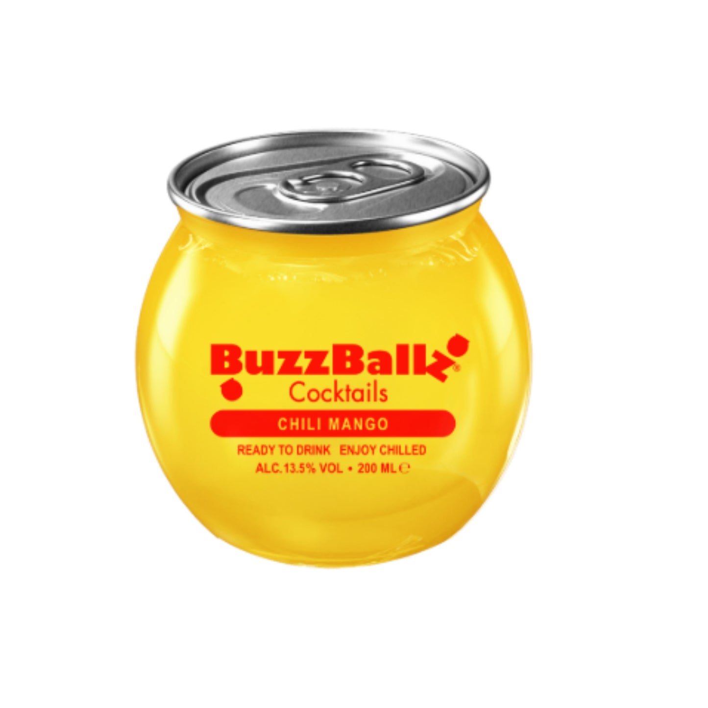 BUZZBALLZ Cocktail Chili Mango 0.20L em embalagem pronta a beber, com notas de manga e um toque picante.