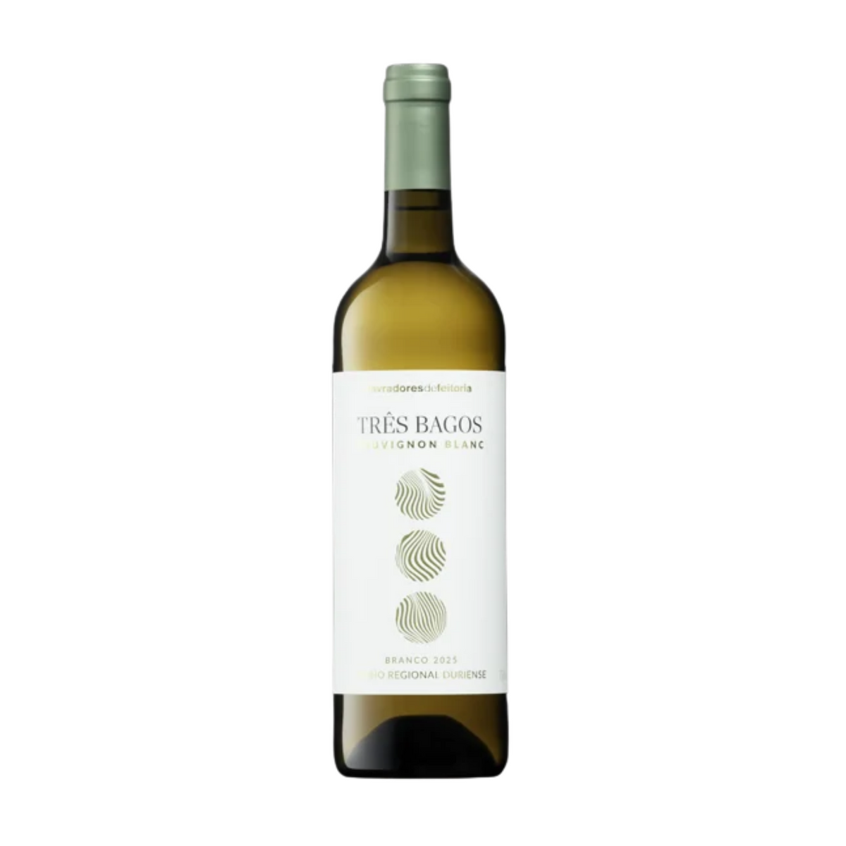 Lavradores de Feitoria 3 Bagos Sauvignon Blanc 0.75, vinho branco, região do Douro, aromas frutados e frescos.