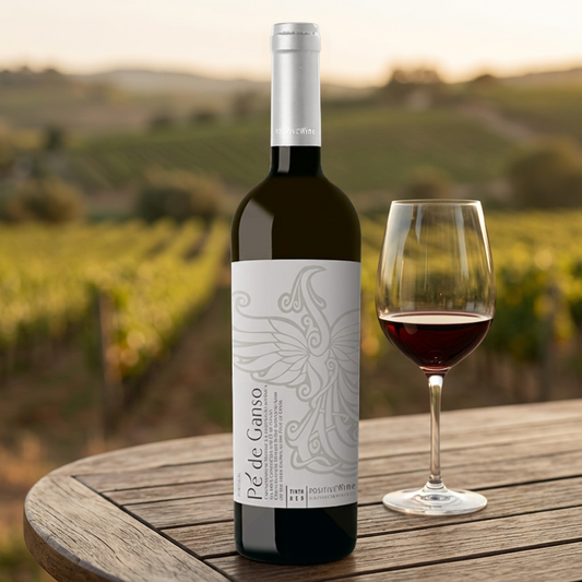 Pé de Ganso Reserva Tinto em ambiente comercial