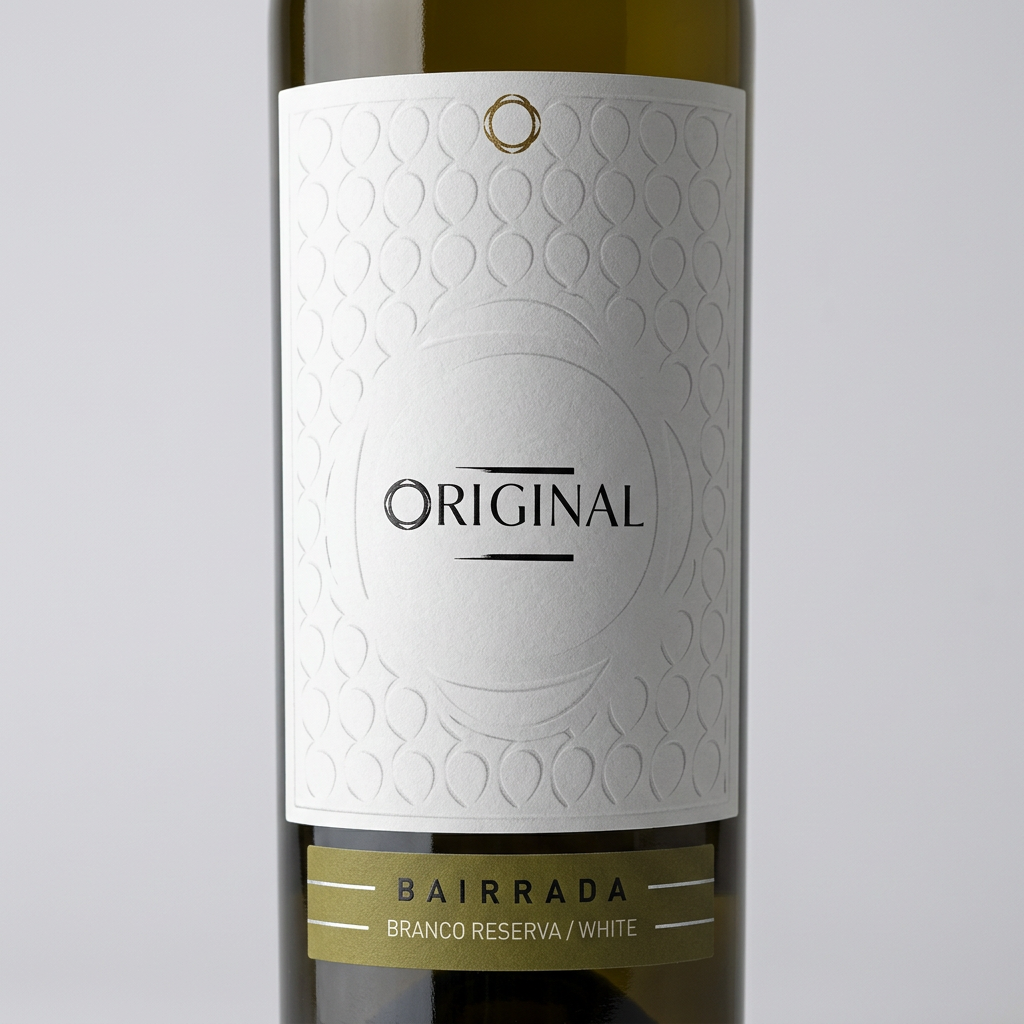 Pormenor do rótulo Original Quatro Cravos Reserva Branco