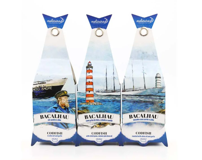 MOLICEIRO CONSERVA DE BACALHAU ASSADO COM AZEITE E ALHO 120 g