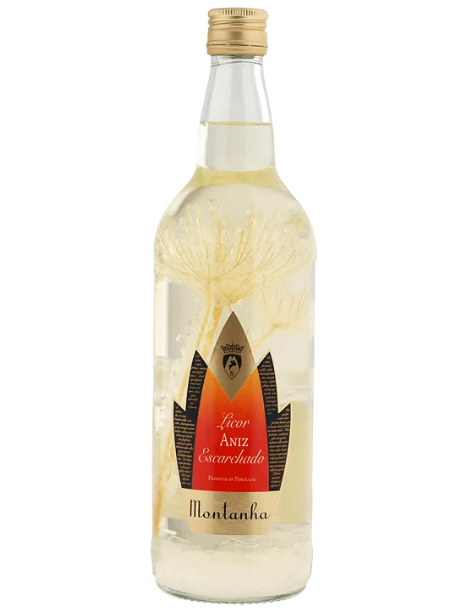 ANIS ESCARCHADO MONTANHA 1L - Licor de anis com flor, produzido por Caves da Montanha em Portugal.