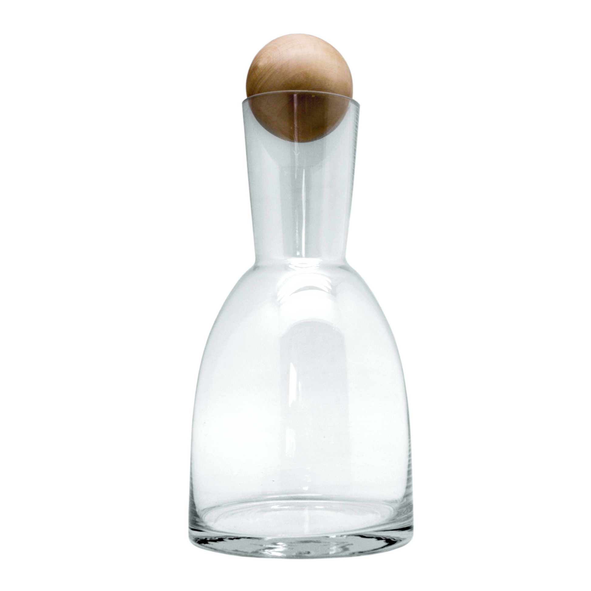 DECANTER EM VIDRO PARA VINHO E "ROLHA" 1,2 LTS