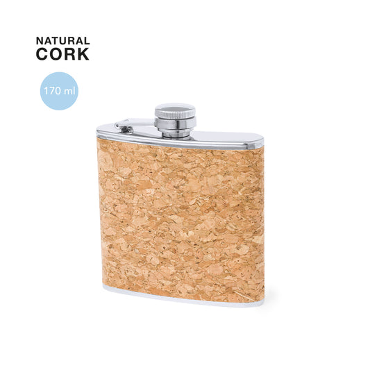 ELEGANTE GARRAFA DE BOLSO DE CORTIÇA
