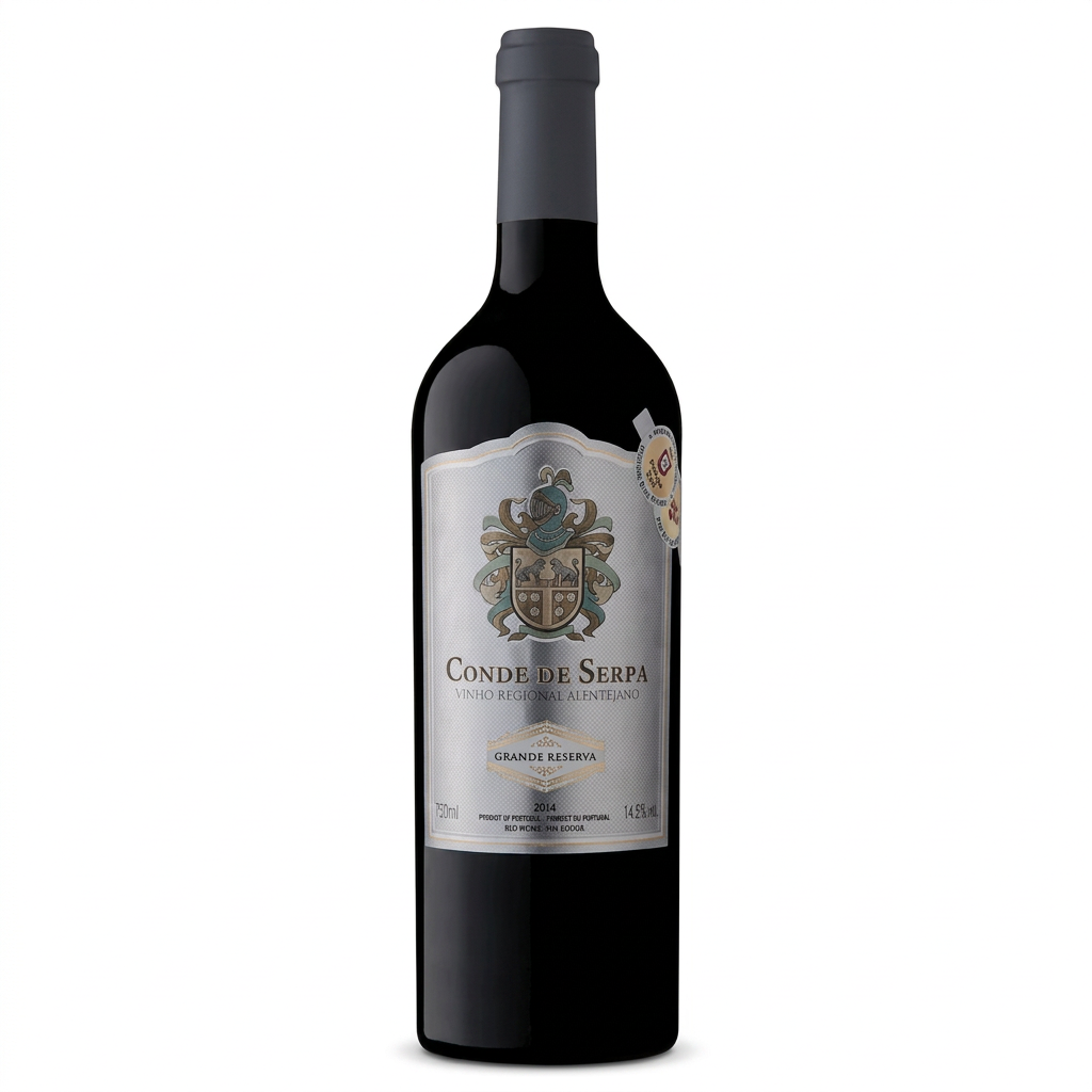 Conde de Serpa Grande Reserva Branco em fundo branco
