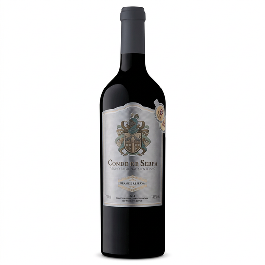 Conde de Serpa Grande Reserva Branco em fundo branco