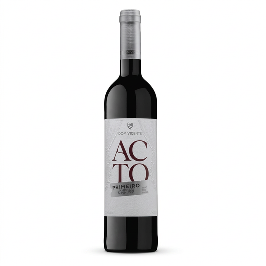 Dom Vicente Primeiro Acto Tinto em fundo branco