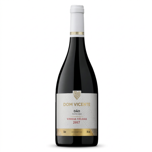 Dom Vicente Vinhas Velhas Tinto em fundo branco