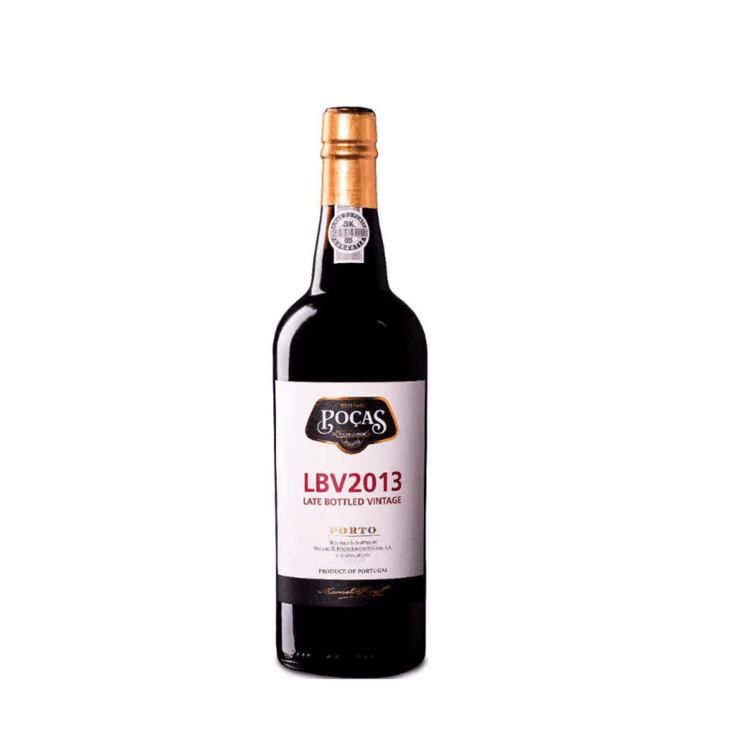 Poças Vinho do Porto LBV 2013 0.75, engarrafado por Manoel D. Poças Júnior, origem Douro.