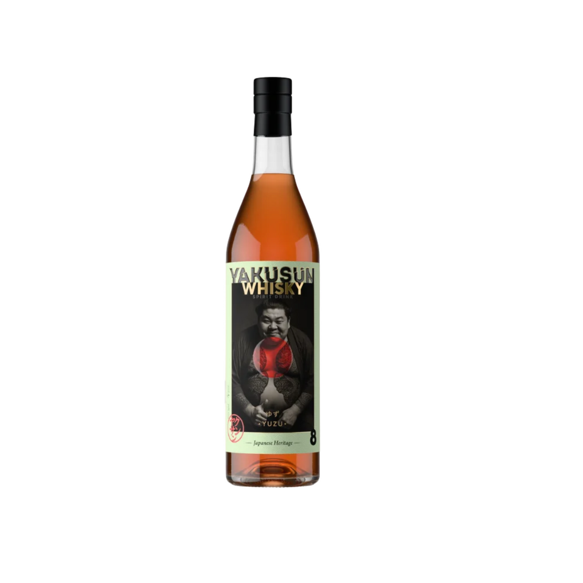 Yakusun Yuzu Whiskey Spirit Drink 0.70L em embalagem com design exclusivo.