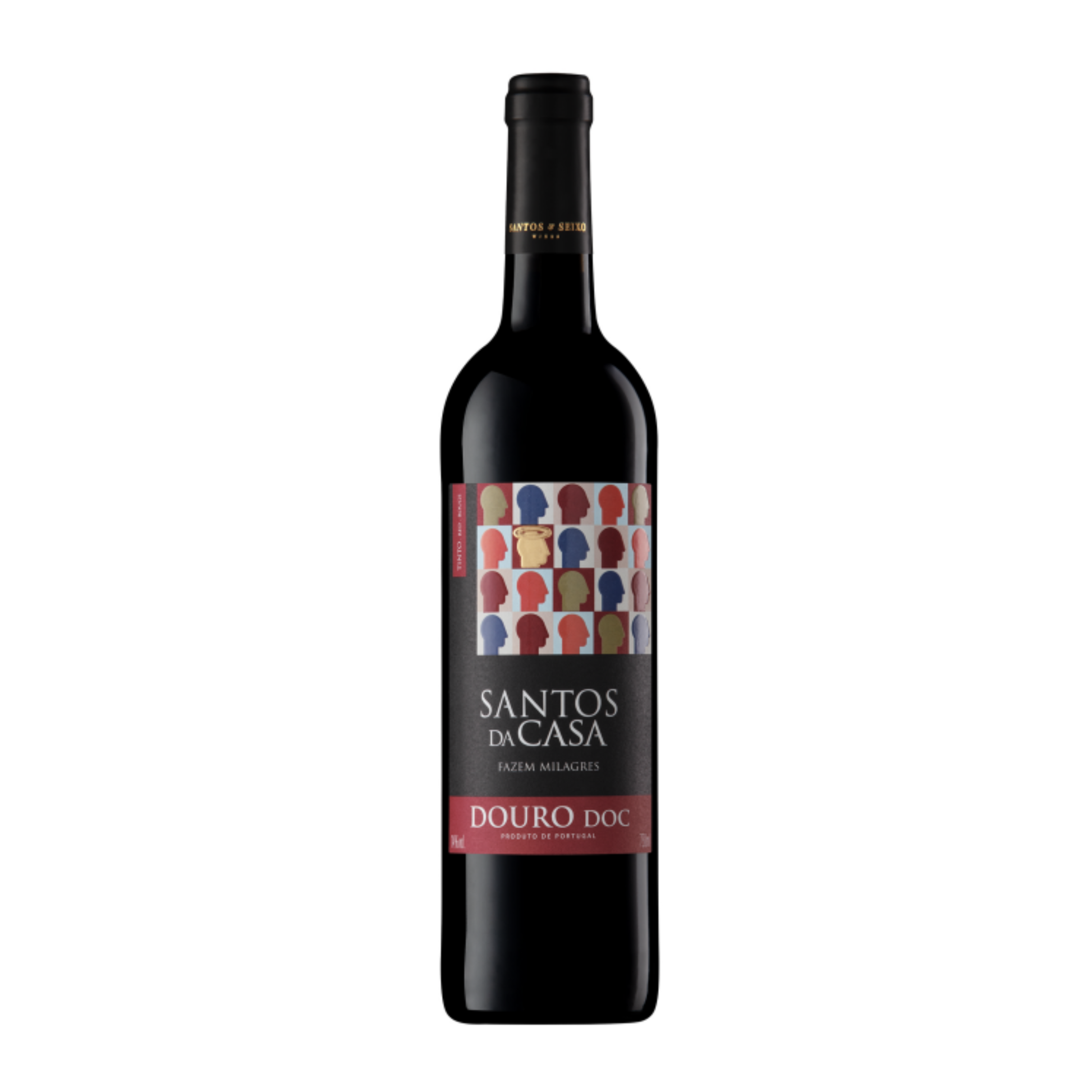 SANTOS DA CASA COLHEITA VINHO TINTO 0.75 garrafa de vinho tinto Douro DOC, produzido em Portugal por Santos & Seixo.