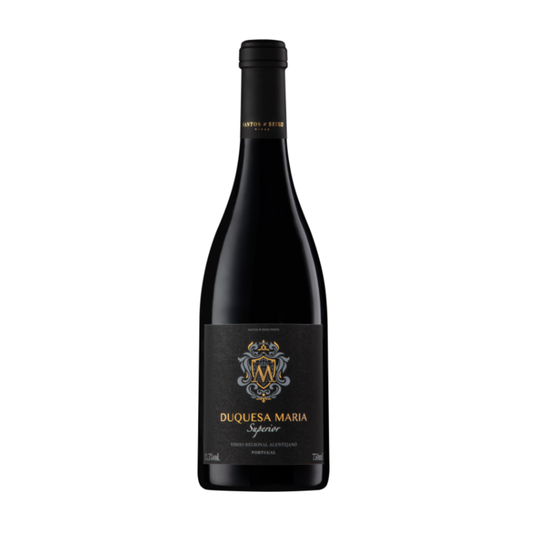 DUQUESA MARIA SUPERIOR VINHO TINTO 0.75 garrafa de vinho tinto de Portugal, produzida por Santos & Seixo Lda.