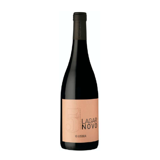 5ª QUINTA LAGAR NOVO TINTO 0.75L - vinho tinto de Lisboa com rótulo elegante e design moderno.