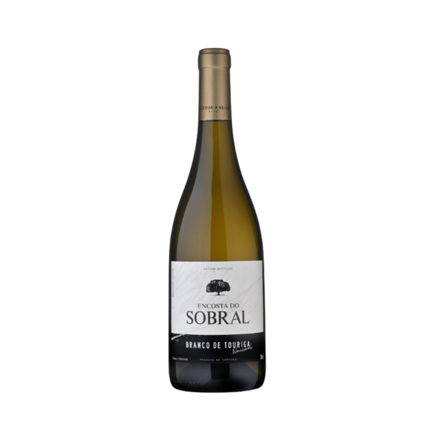 Garrafa de ENcosta do Sobral Vinho Branco de Touriga Nacional 0.75, vinho português da região do Tejo.
