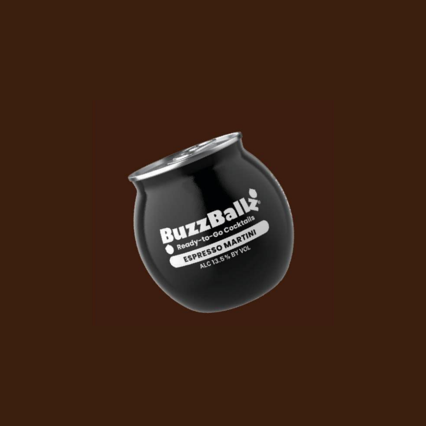 BUZZBALLZ COCKTAIL ESPRESSO MARTINI 0.20L em embalagem preta, design moderno e pronto para beber.