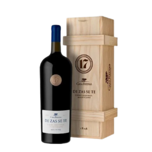 HERDADE DE SÃO MIGUEL DEZASSETE 2023 1.5Lt Magnum in a wooden box from Casa Relvas.