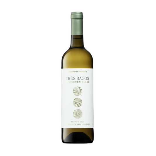 Lavradores de Feitoria 3 Bagos Sauvignon Blanc 0.75, vinho branco, região do Douro, aromas frutados e frescos.