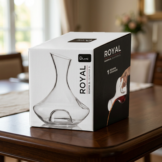 Embalagem do Decanter Royal 2 L em ambiente comercial