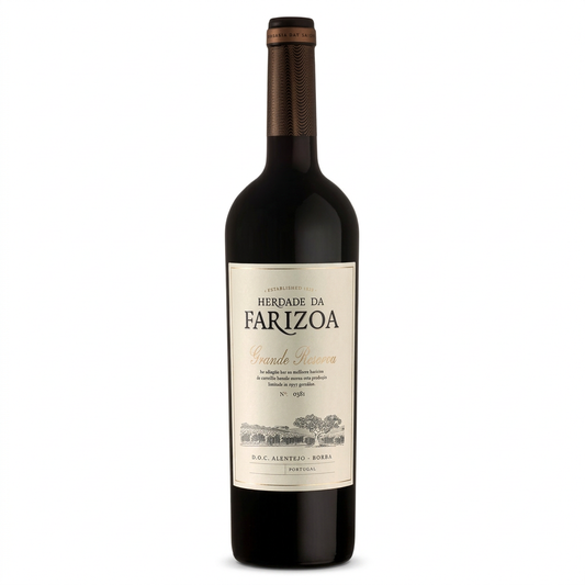 Herdade da Farizoa Grande Reserva Tinto em fundo branco