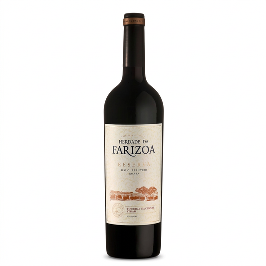 Herdade da Farizoa Reserva Tinto em fundo branco