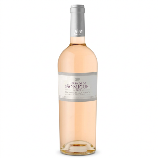 Herdade de São Miguel Rosé em fundo branco
