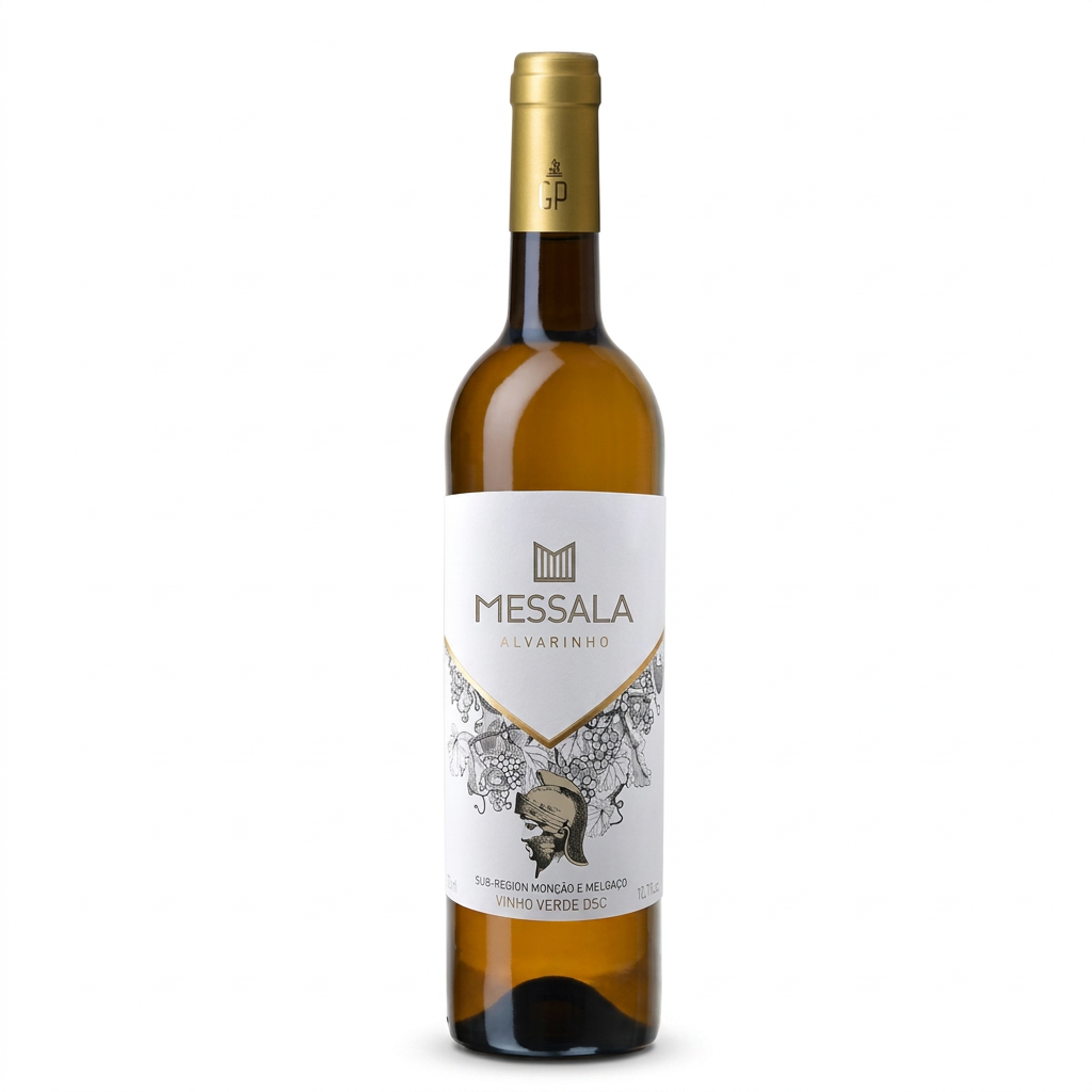 Messala Alvarinho em fundo branco