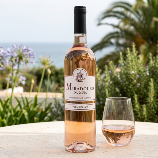 Miradouro da Guia Rosé em ambiente comercial