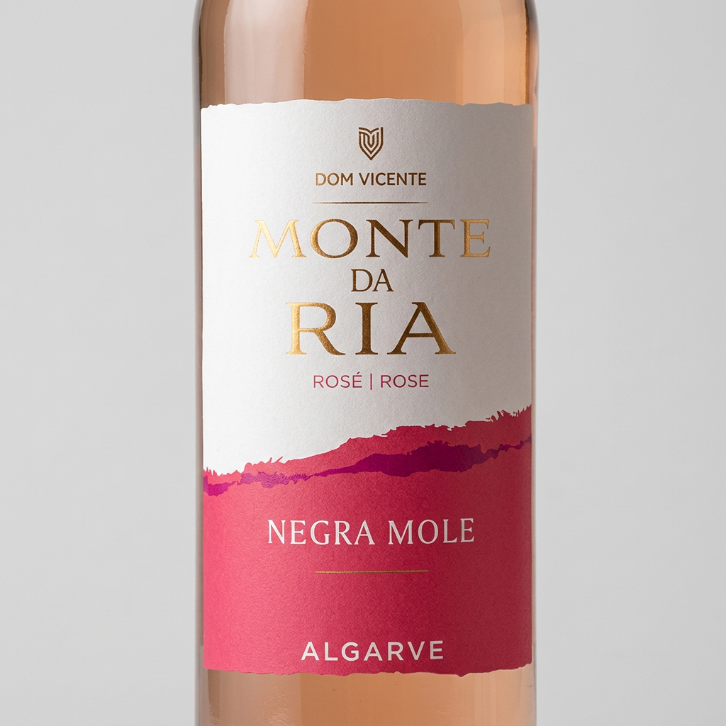 Monte da Ria Negra Mole, pormenor do rótulo