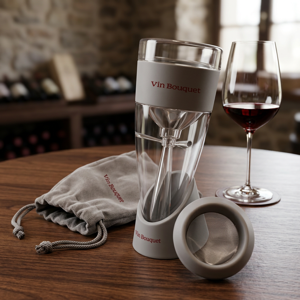 Oxigenador Vin Bouquet em ambiente comercial