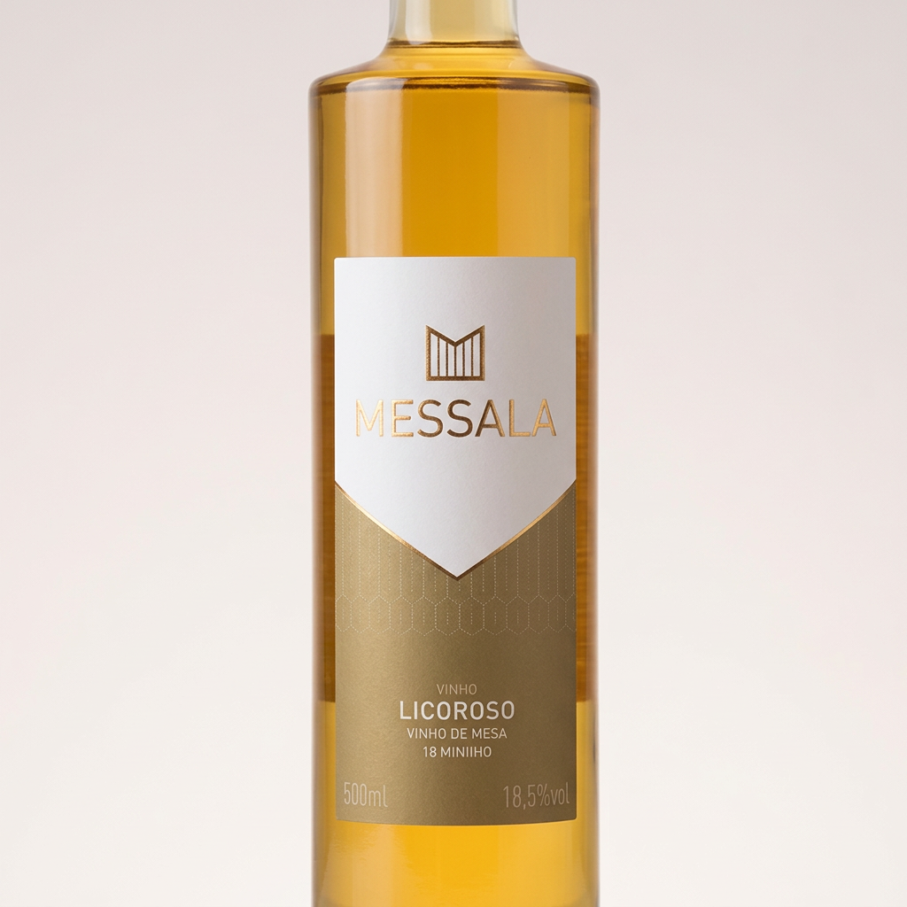 Pormenor do rótulo Messala Alvarinho