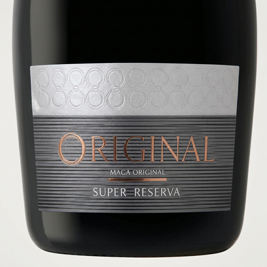 Pormenor do rótulo Original Super Reserva