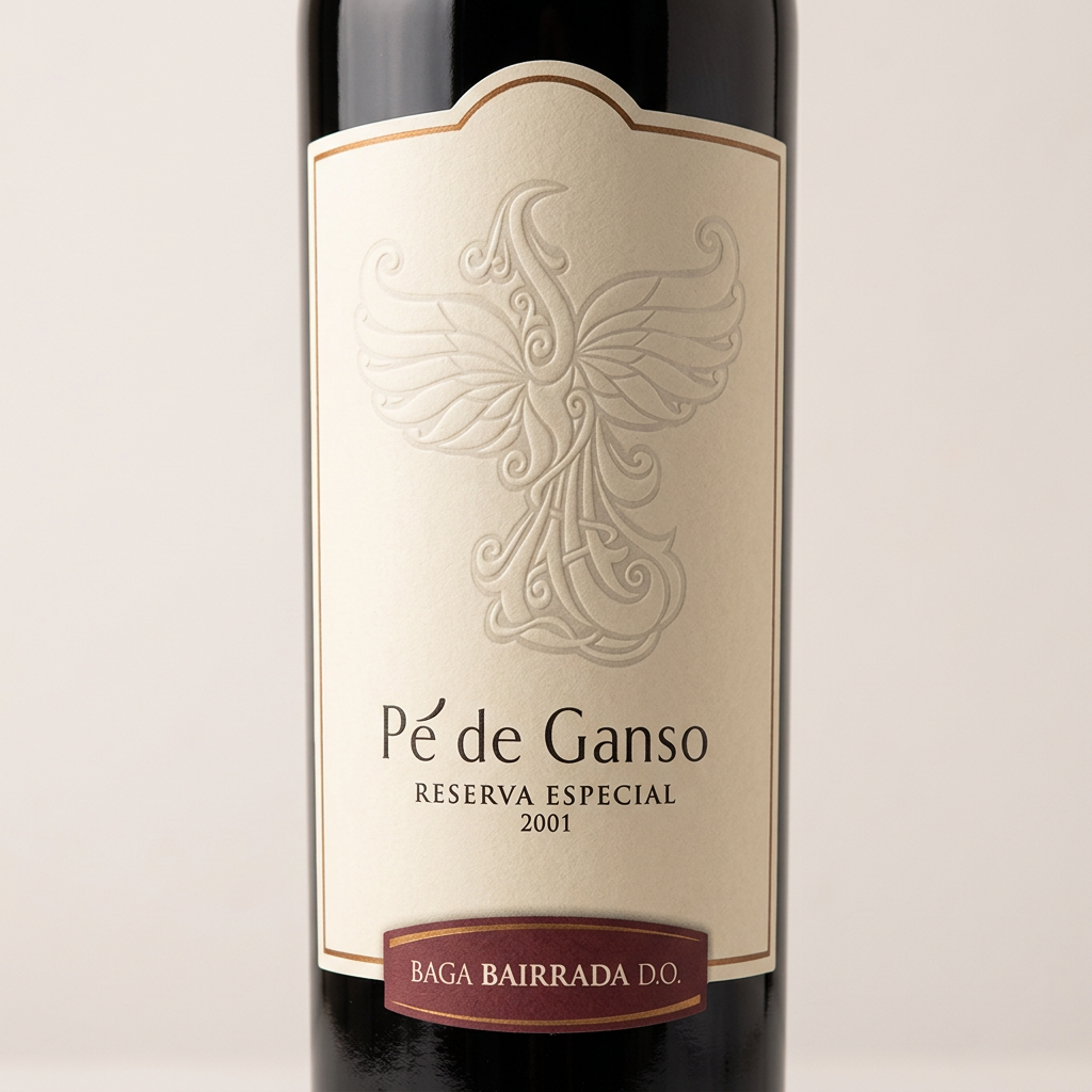 Pormenor do rótulo Pé de Ganso Reserva Especial