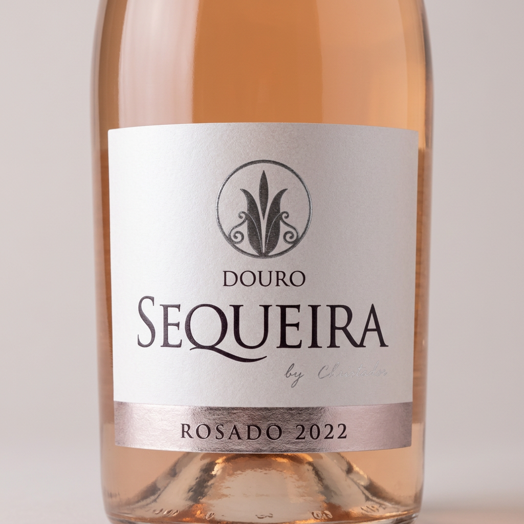 Pormenor do rótulo Quinta da Sequeira Rosado