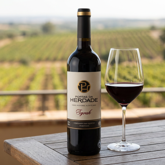 Portas da Herdade Syrah em ambiente comercial