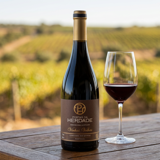 Portas da Herdade Vinhas Velhas em ambiente comercial