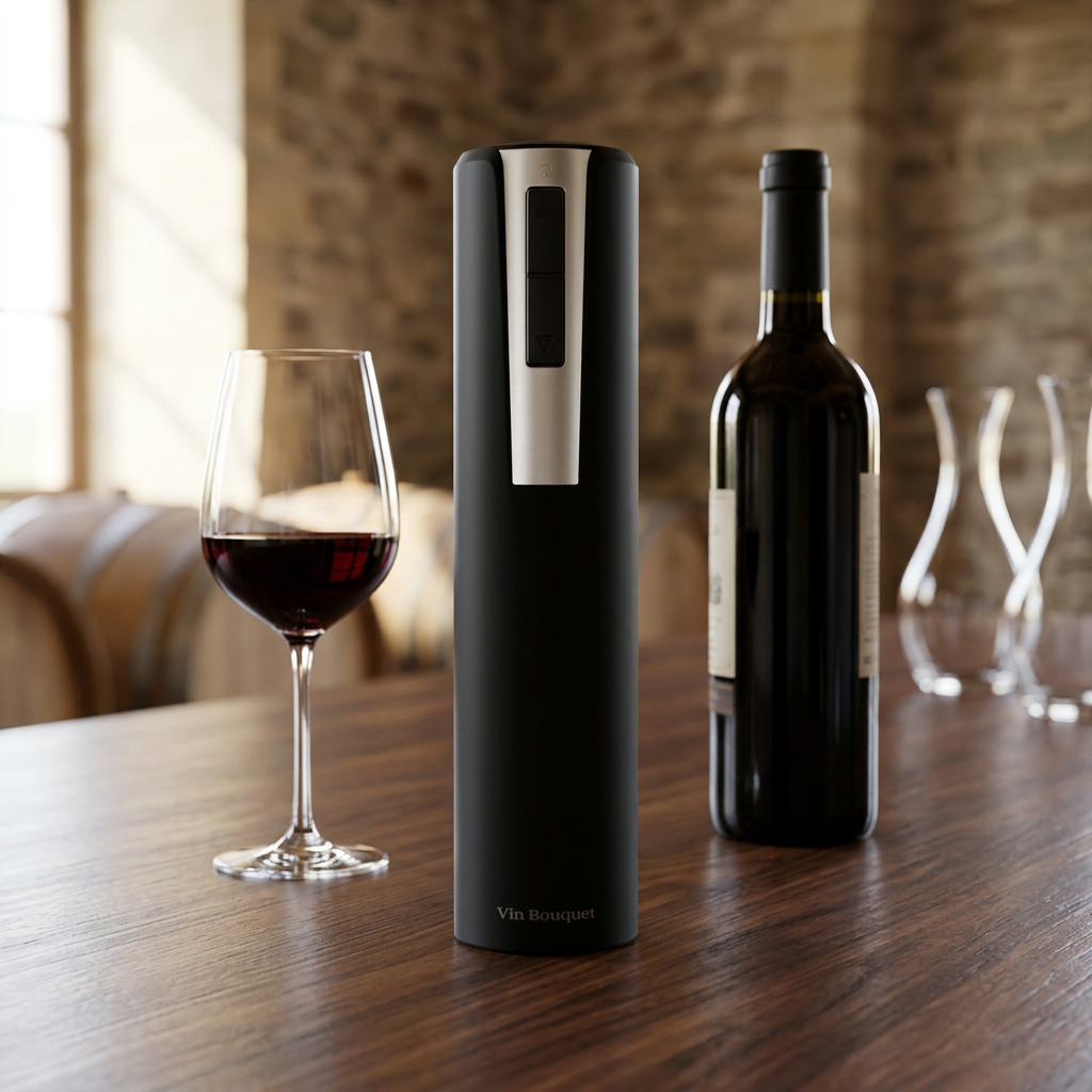 Saca-rolhas elétrico Vin Bouquet em ambiente comercial