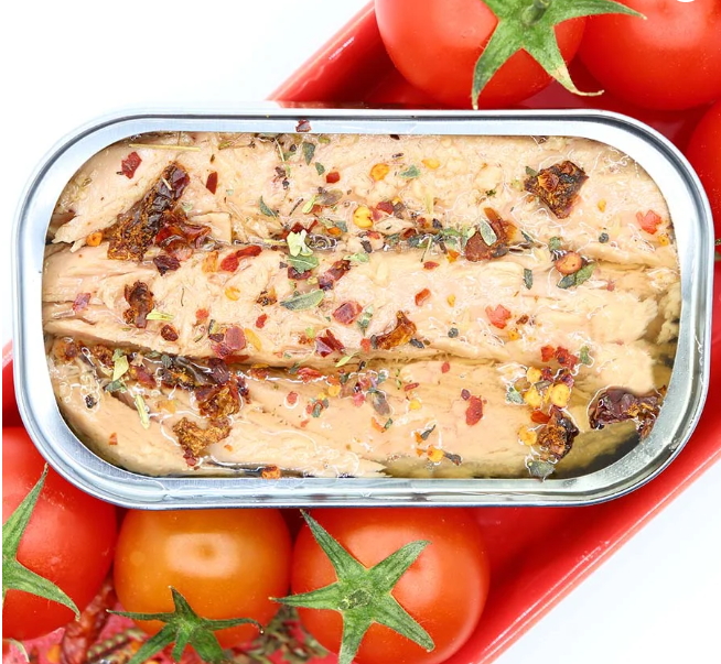 MOLICEIRO FILETES DE ATUM C/ TOMATE, PIRI-PIRI EM AZEITE 120 g