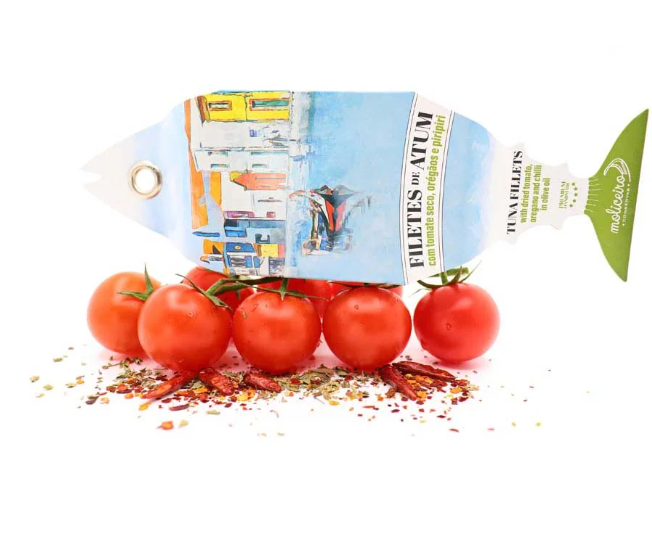 MOLICEIRO FILETES DE ATUM C/ TOMATE, PIRI-PIRI EM AZEITE 120 g