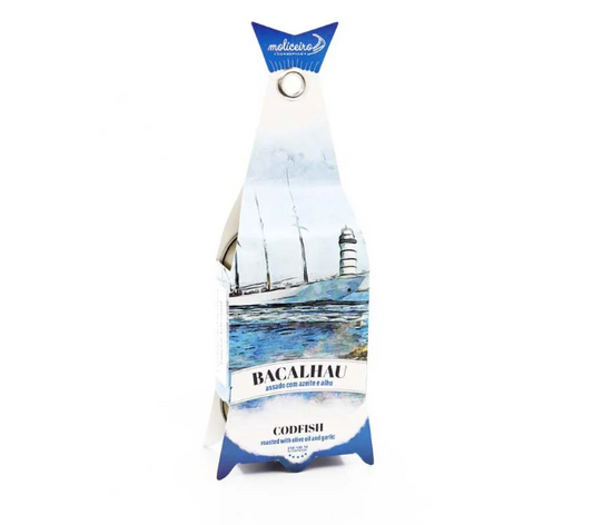 MOLICEIRO CONSERVA DE BACALHAU ASSADO COM AZEITE E ALHO 120 g