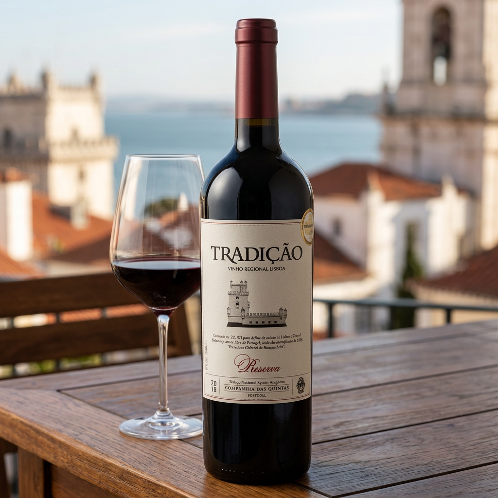 Tradição Reserva Tinto em ambiente comercial
